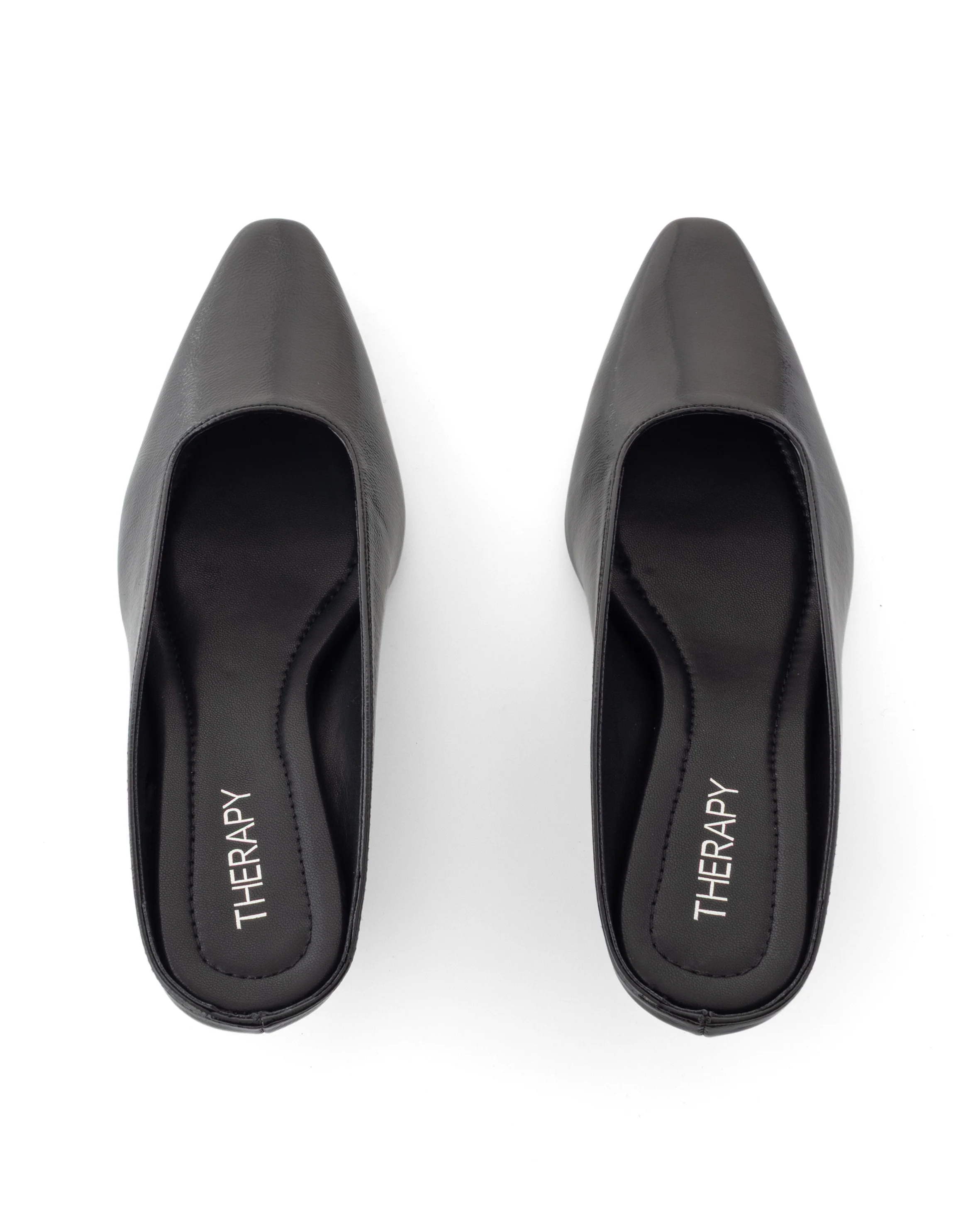 Noho Heel Black Crinkled Patent - Image 4