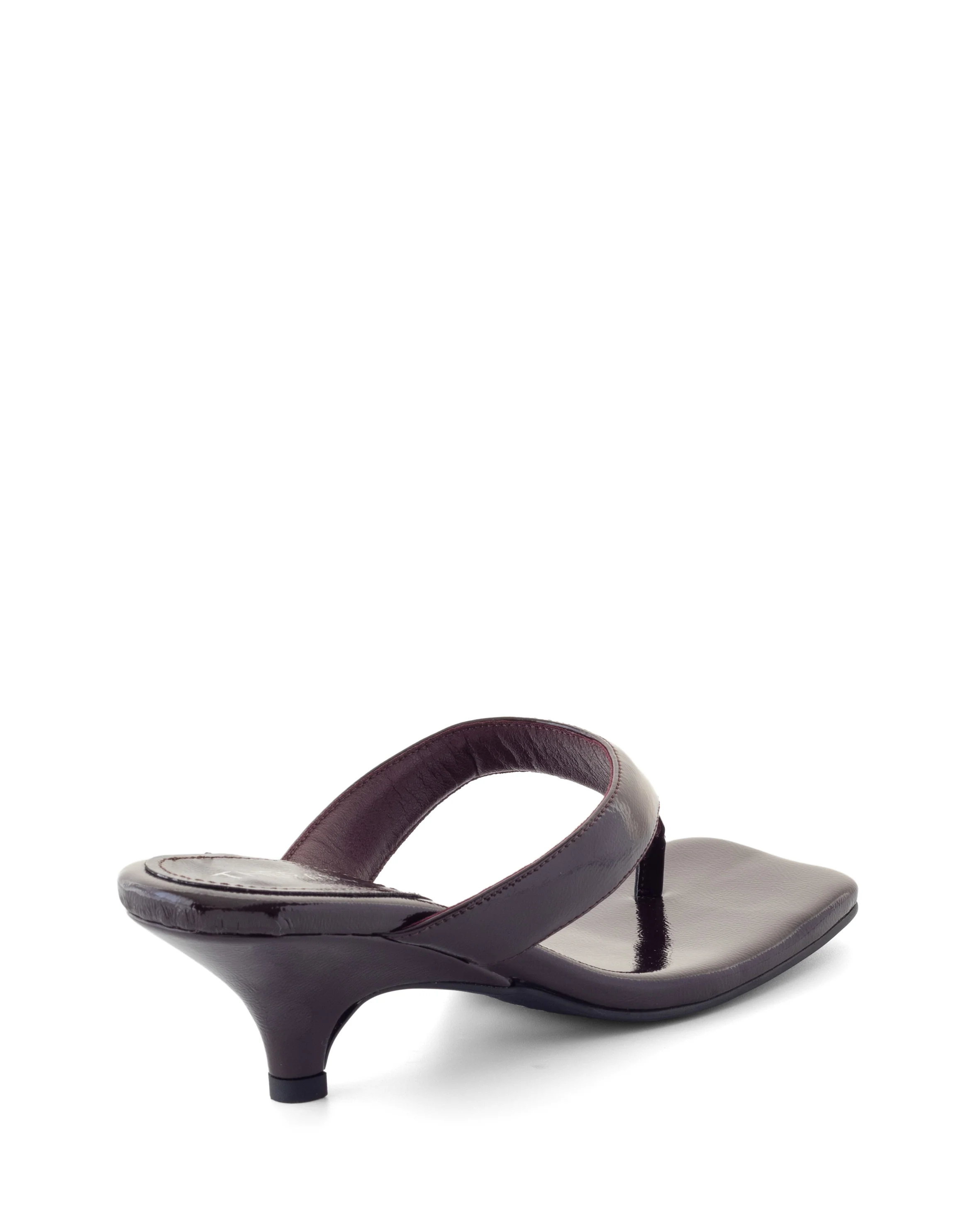North Thong Heel Port Crinkled Patent - Image 3