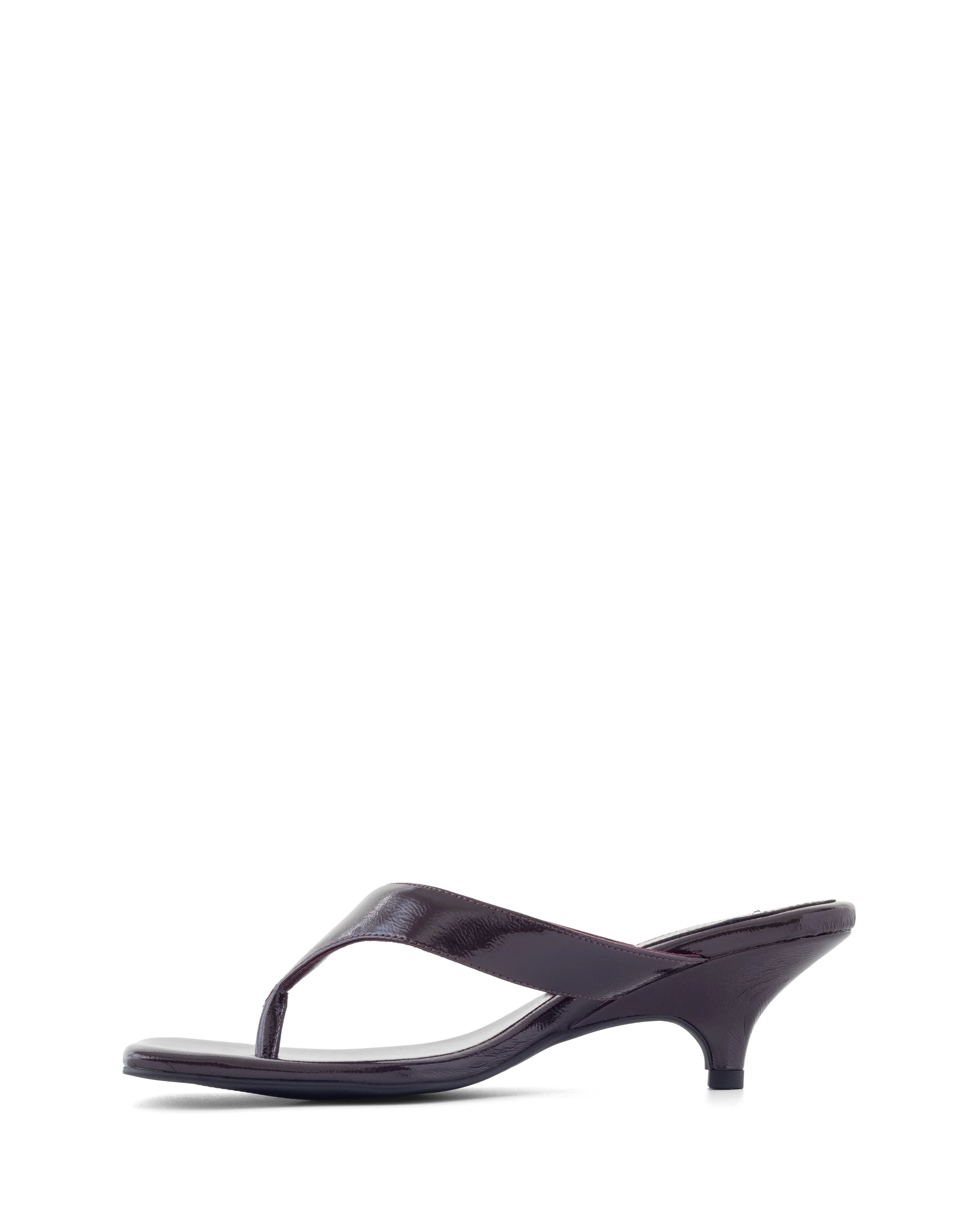 North Thong Heel Port Crinkled Patent - Image 5