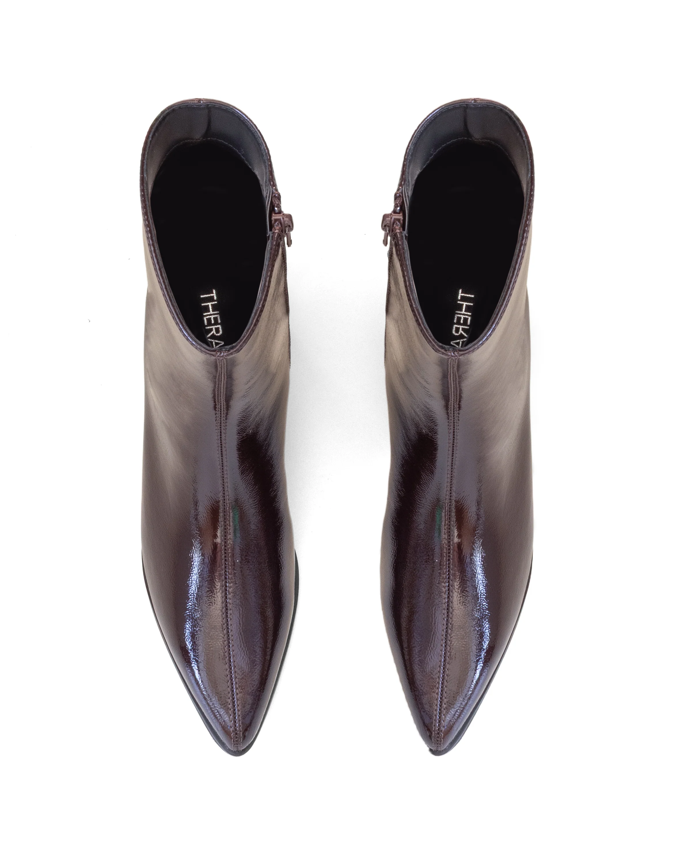 Paige Ankle Boot Port Crinkled Patent - Image 4