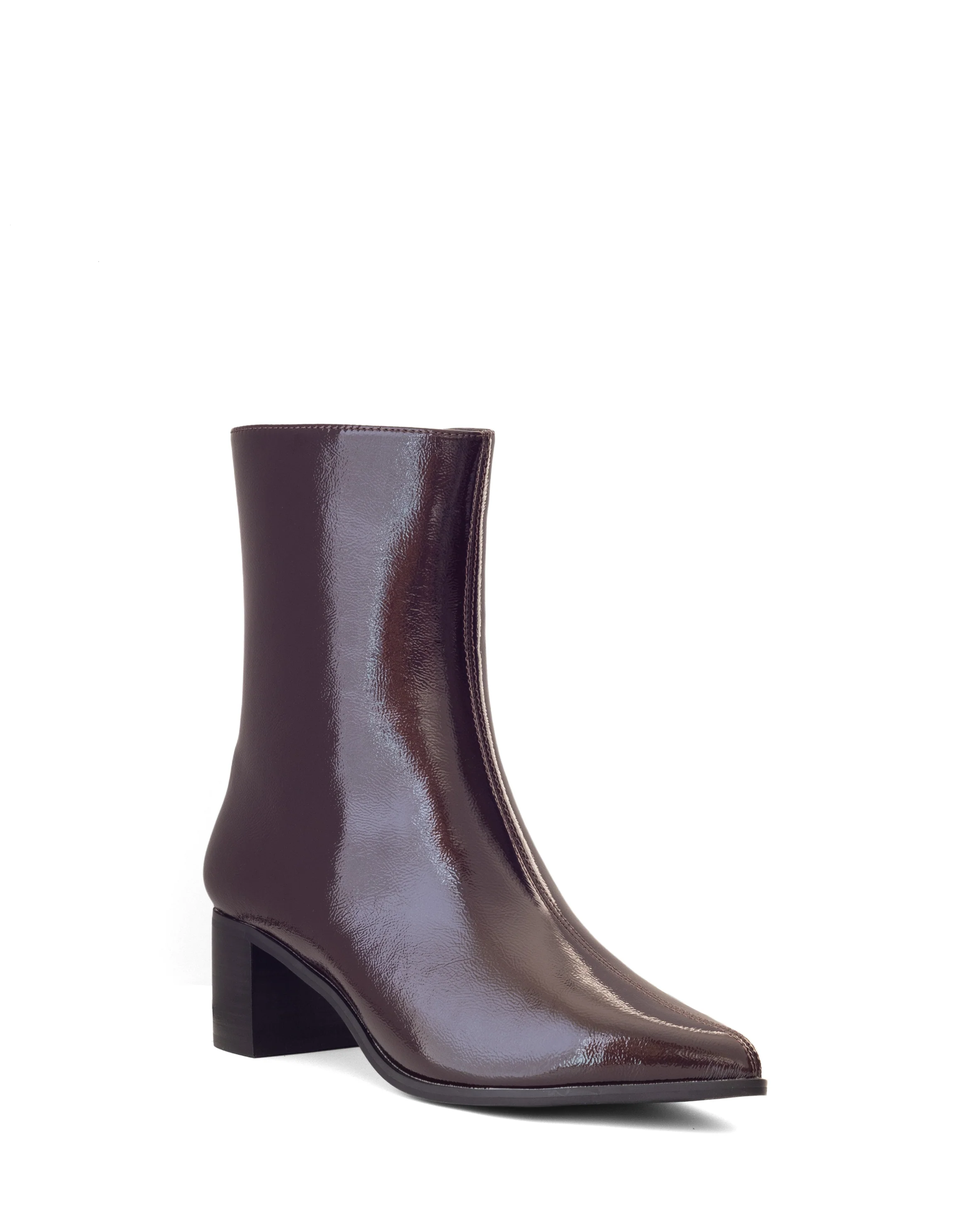Paige Ankle Boot Port Crinkled Patent - Image 5