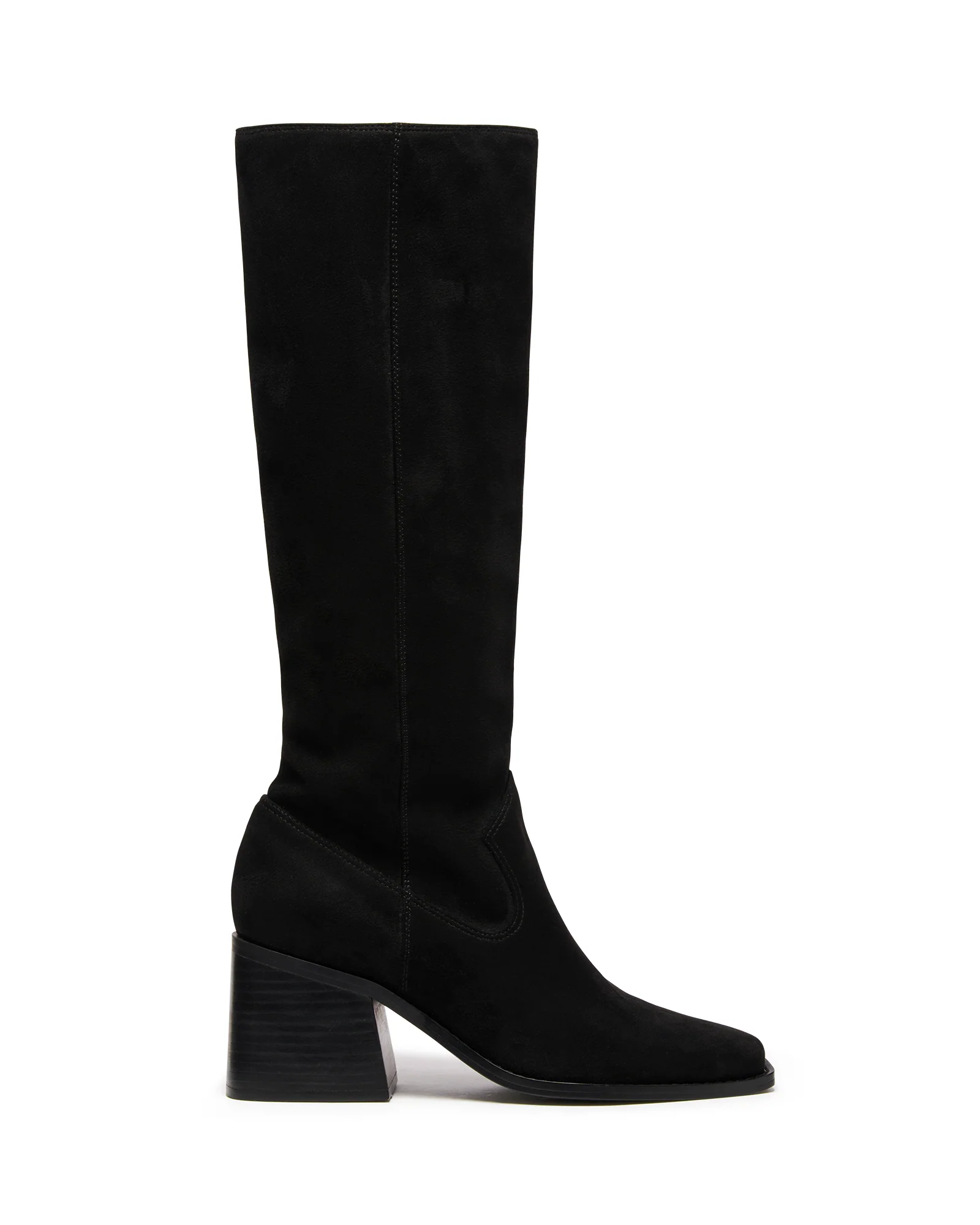 Quinn Tall Boot Black Suede - Image 4