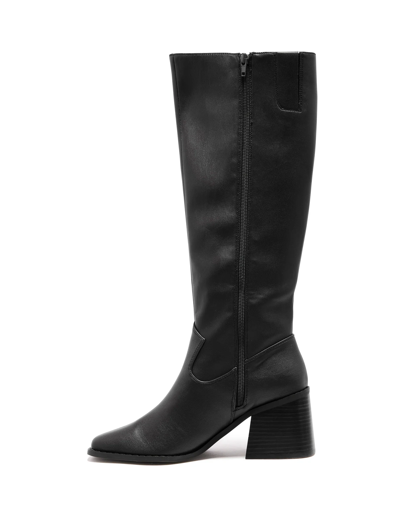 Quinn Tall Boot Black Smooth - Image 4