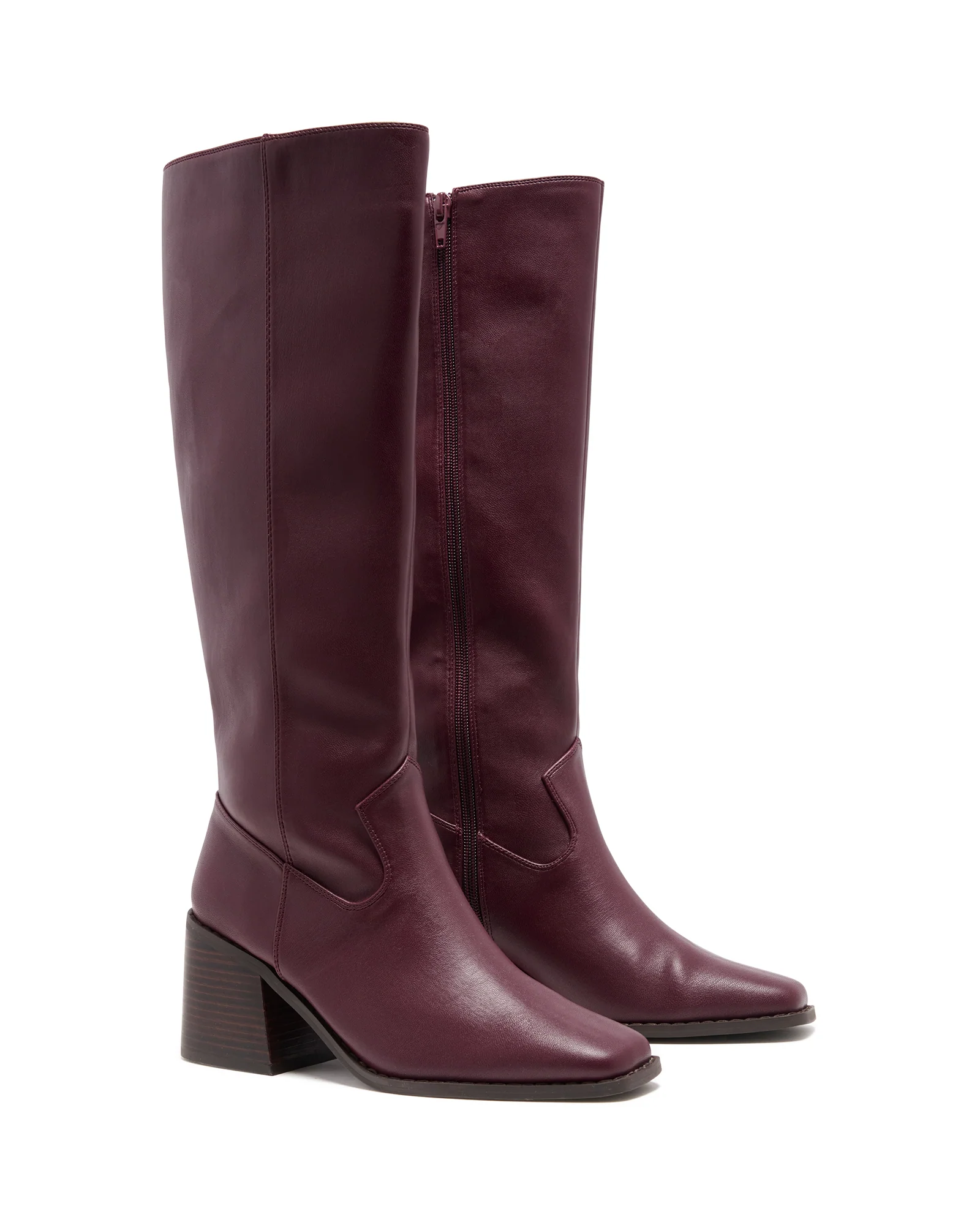 Quinn Tall Boot Bordeaux Smooth - Image 2