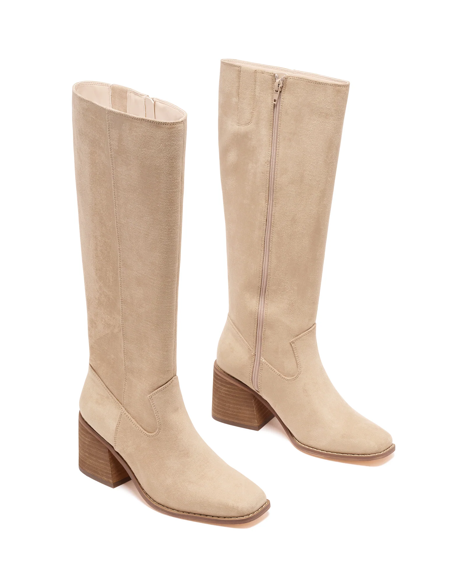 Quinn Tall Boot Cashew Suede - Image 2