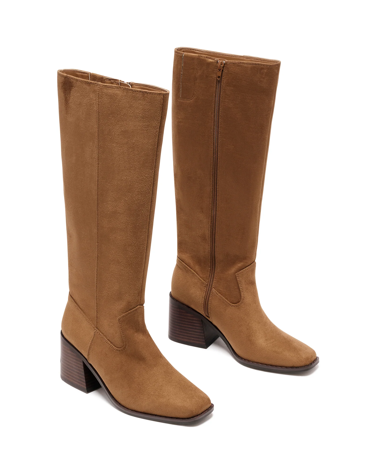 Quinn Tall Boot Toffee Suede - Image 2