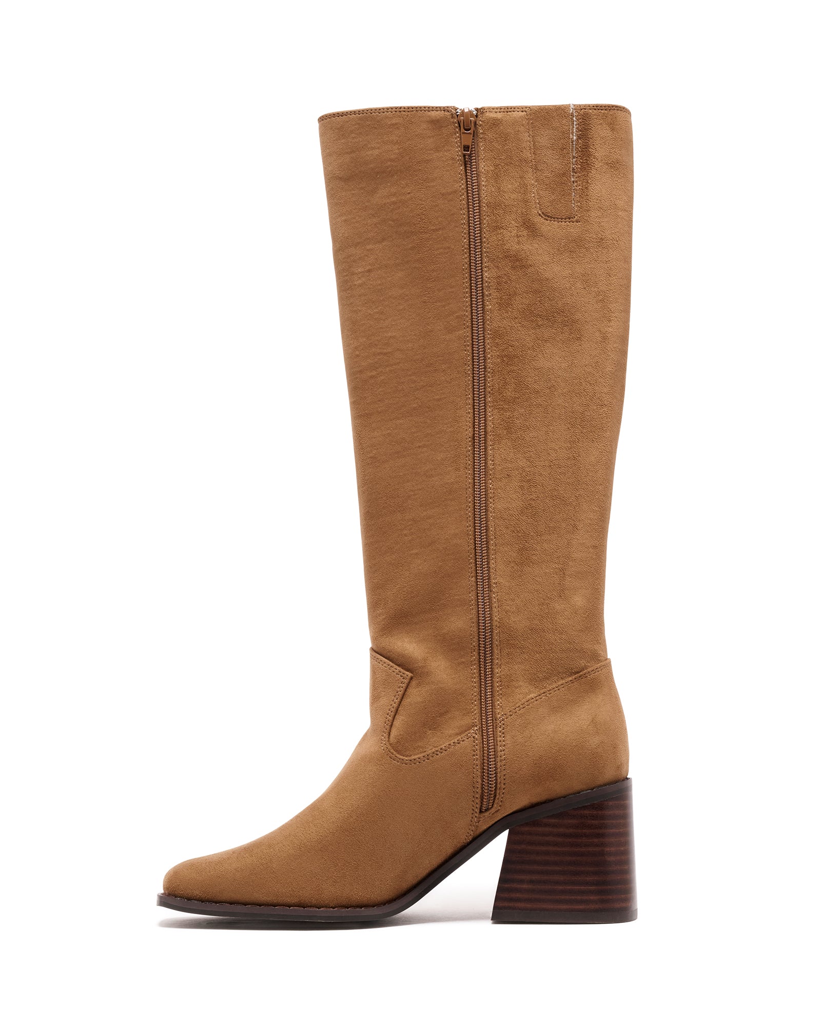 Quinn Tall Boot Toffee Suede - Image 4