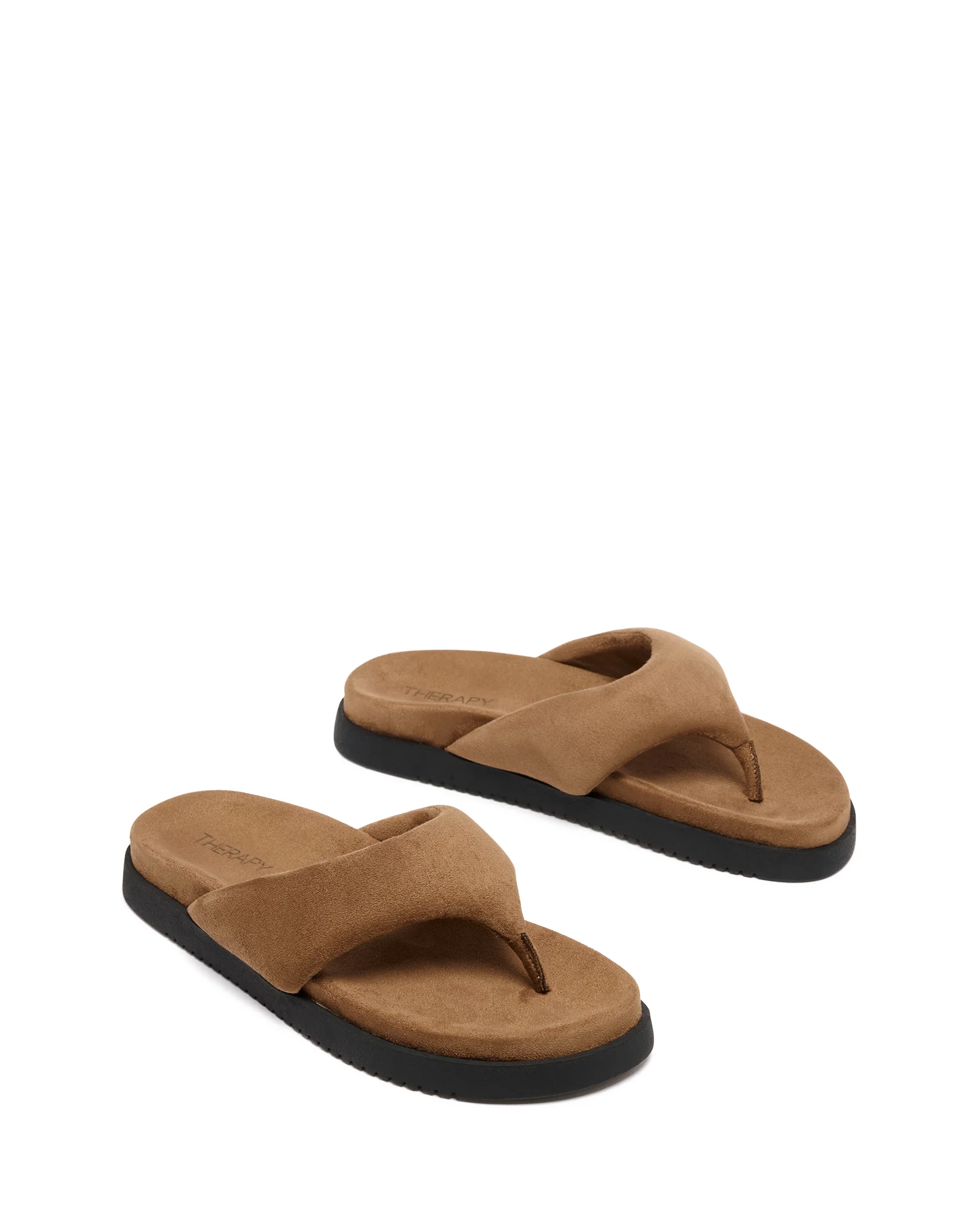 Radar Thong Sandal Toffee Suede - Image 2
