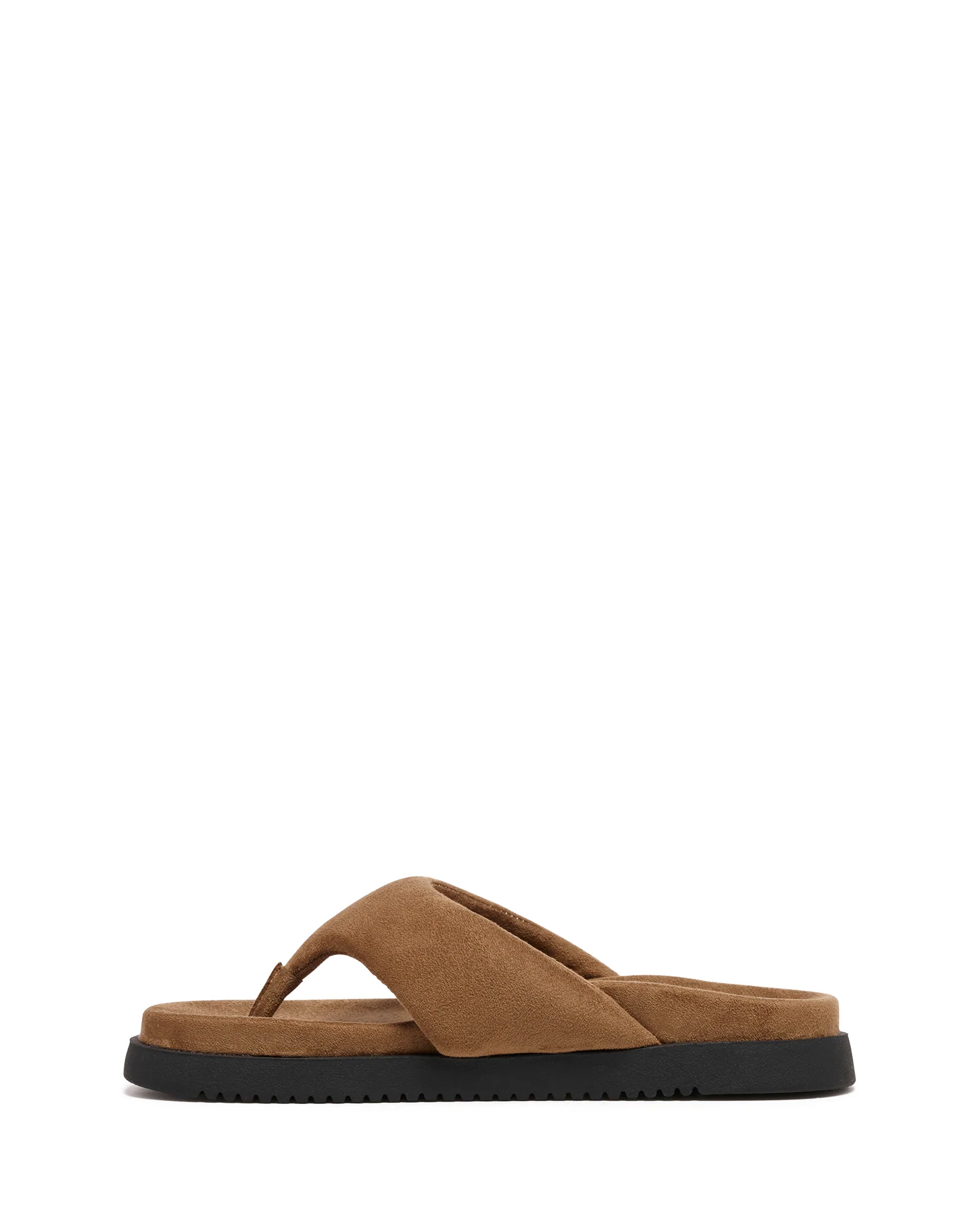 Radar Thong Sandal Toffee Suede - Image 4