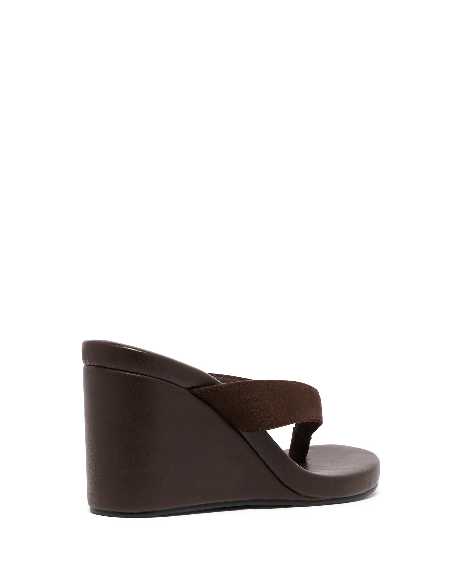 Ren Wedge Chocolate Suede - Image 3