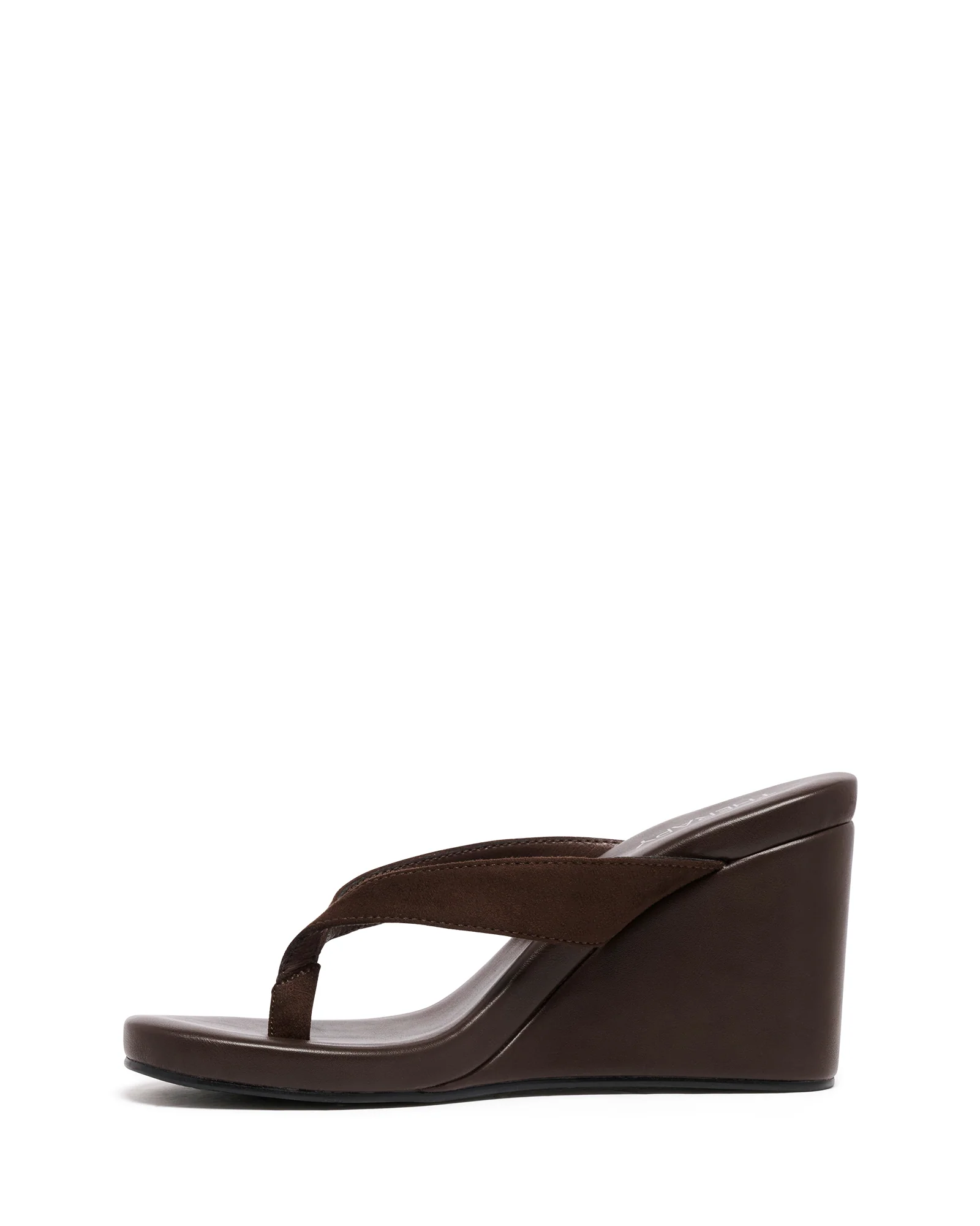 Ren Wedge Chocolate Suede - Image 4