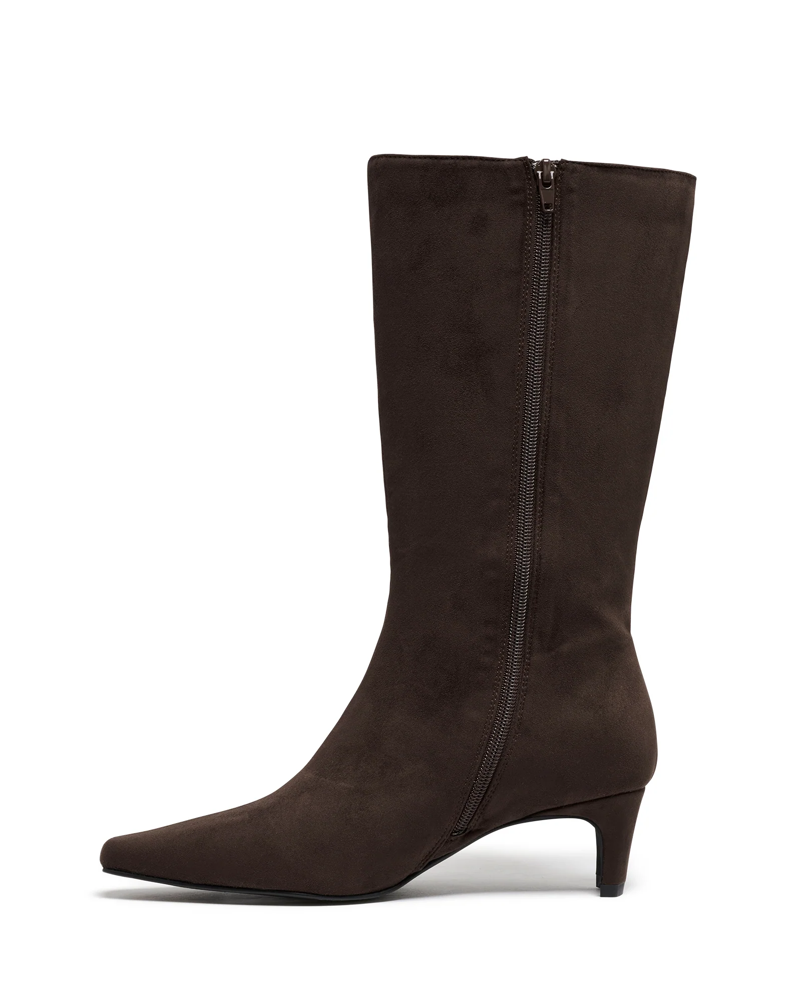 Rhome Tall Boot Chocolate Suede - Image 4