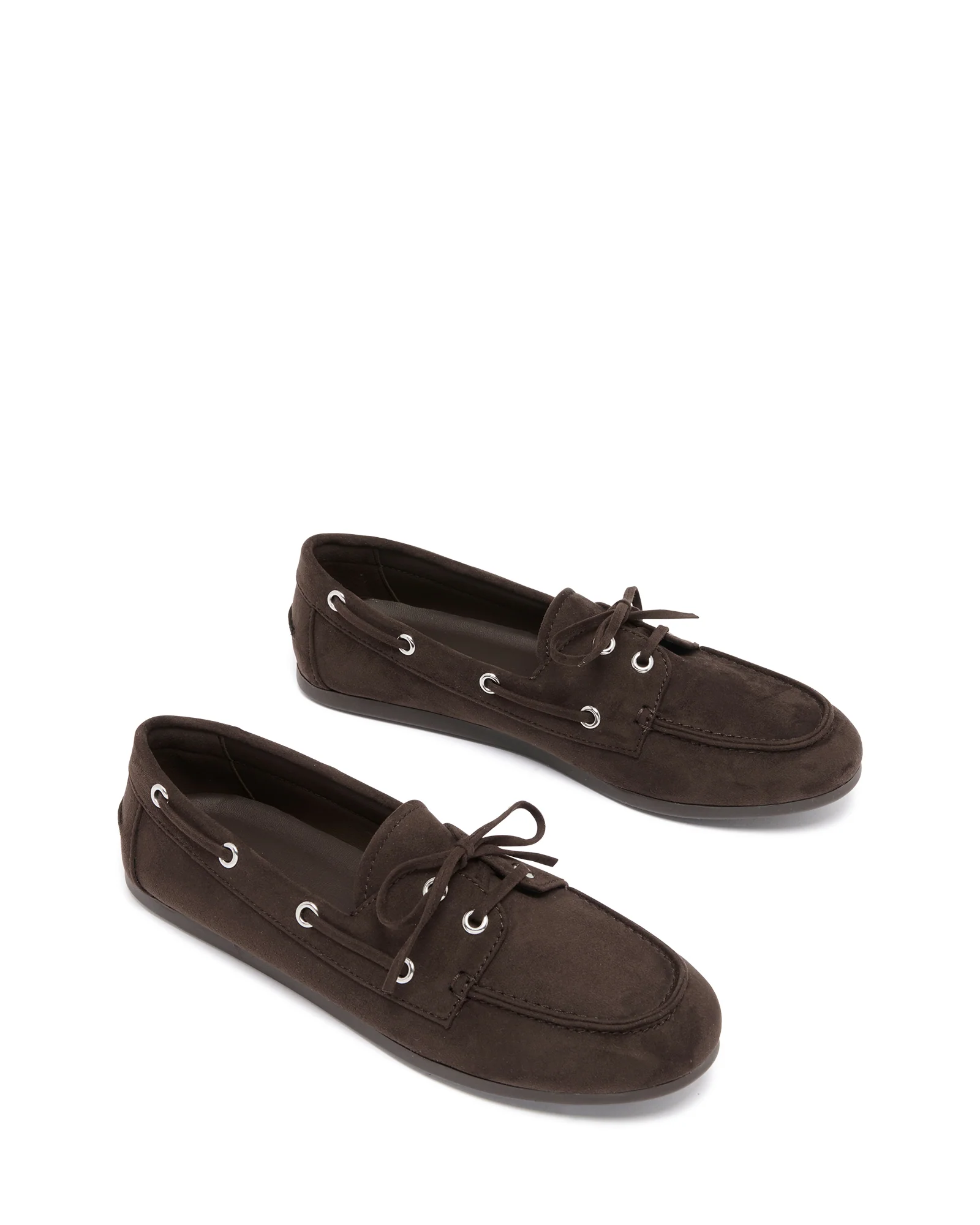 Sailor Boat Shoes Chocolate Microsuede - Image 2
