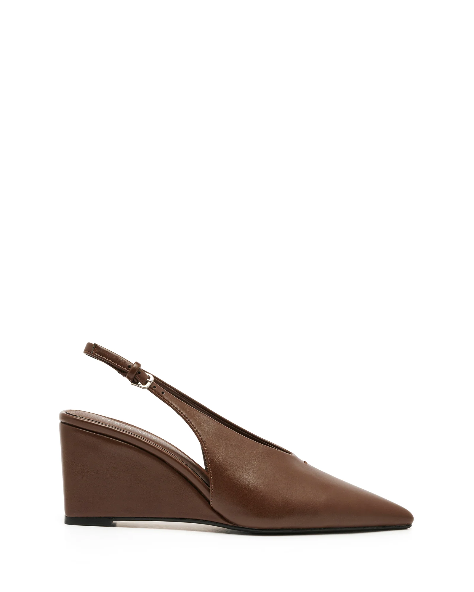 Santi Slingback Wedge Chocolate