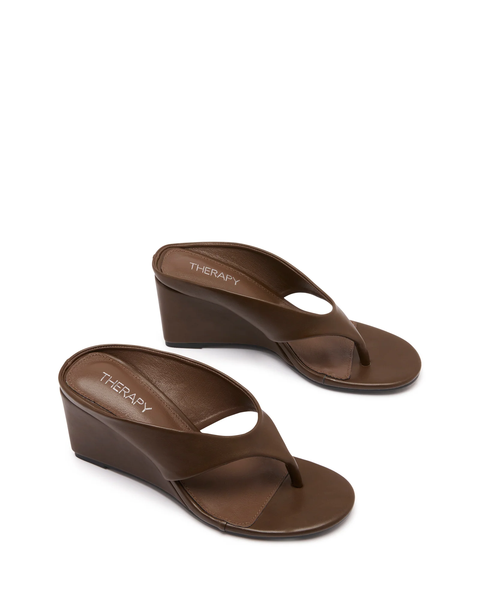 Sera Wedge Thong Chocolate - Image 2