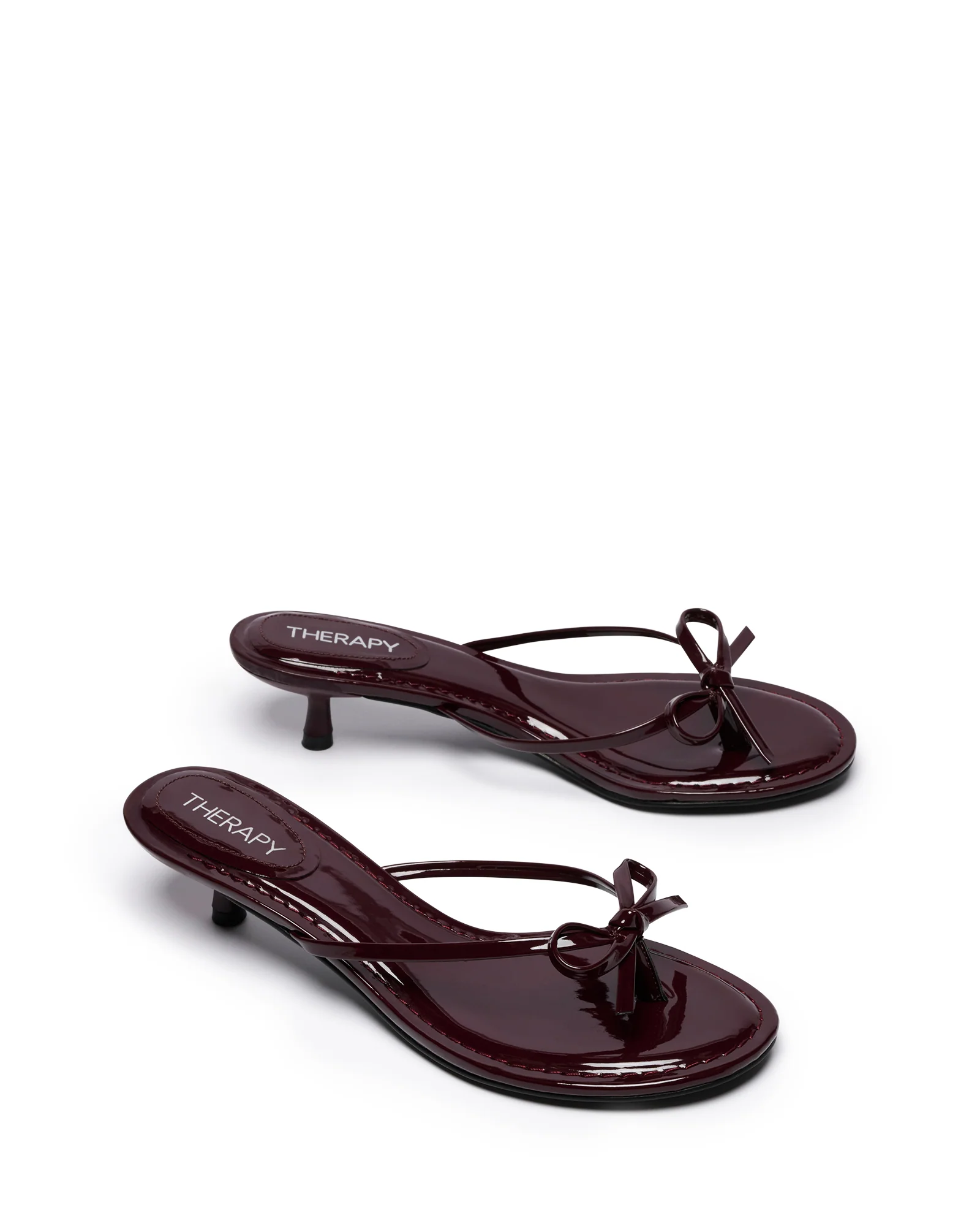 Somer Thong Heel Bordeaux Patent - Image 2
