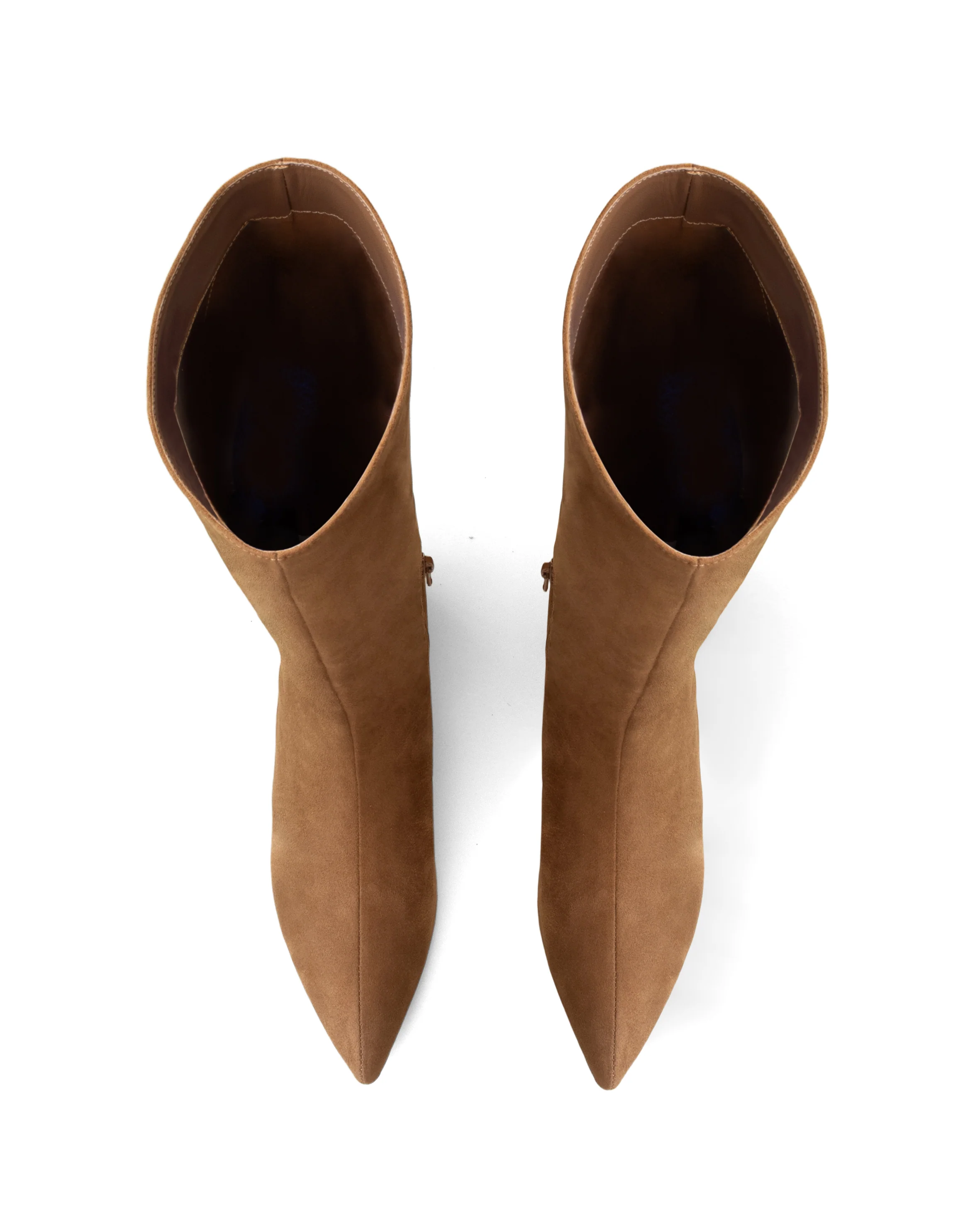 Steevie Tall Boot Toffee Faux Suede - Image 4