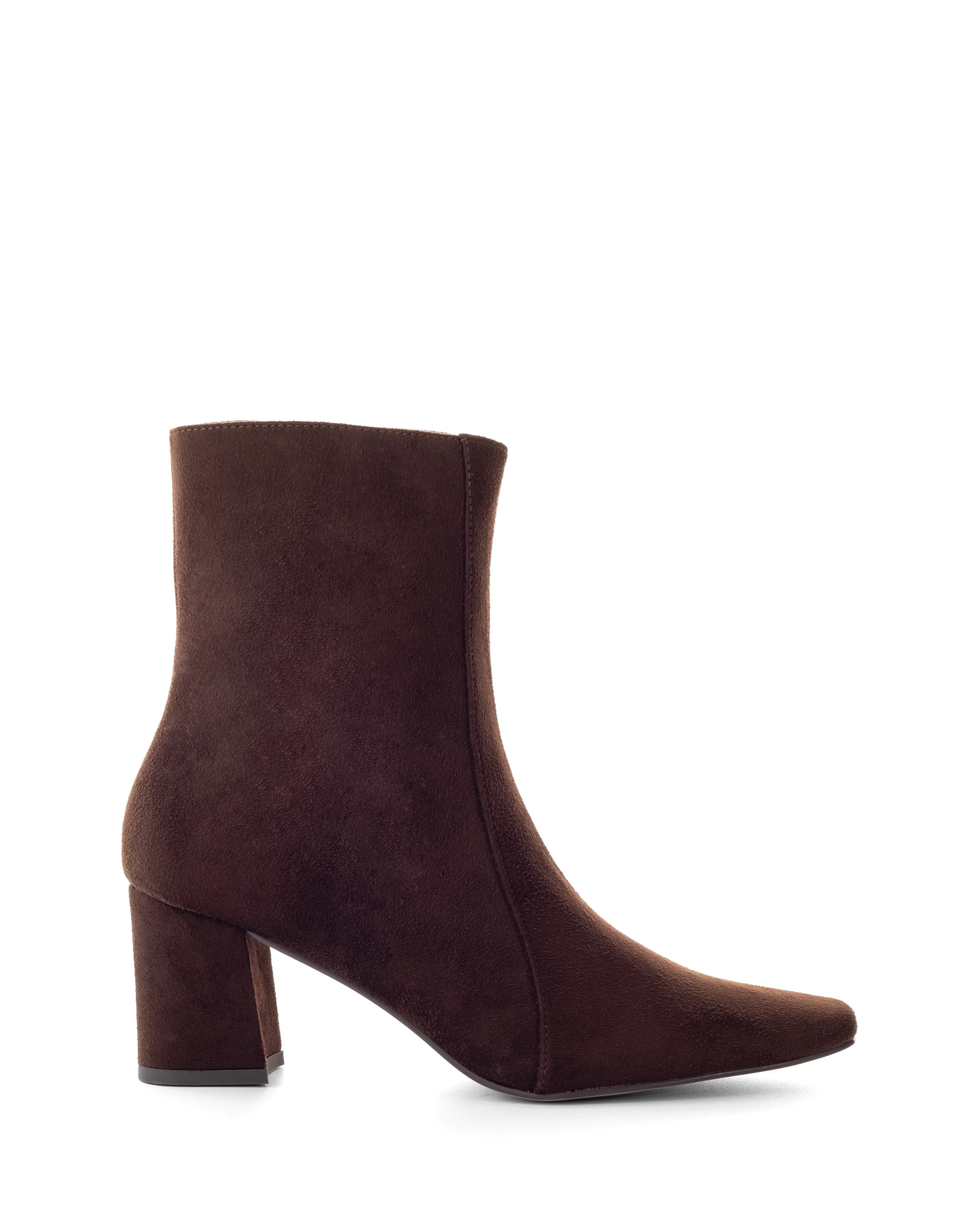Sway Ankle Boot Chocolate Faux Suede