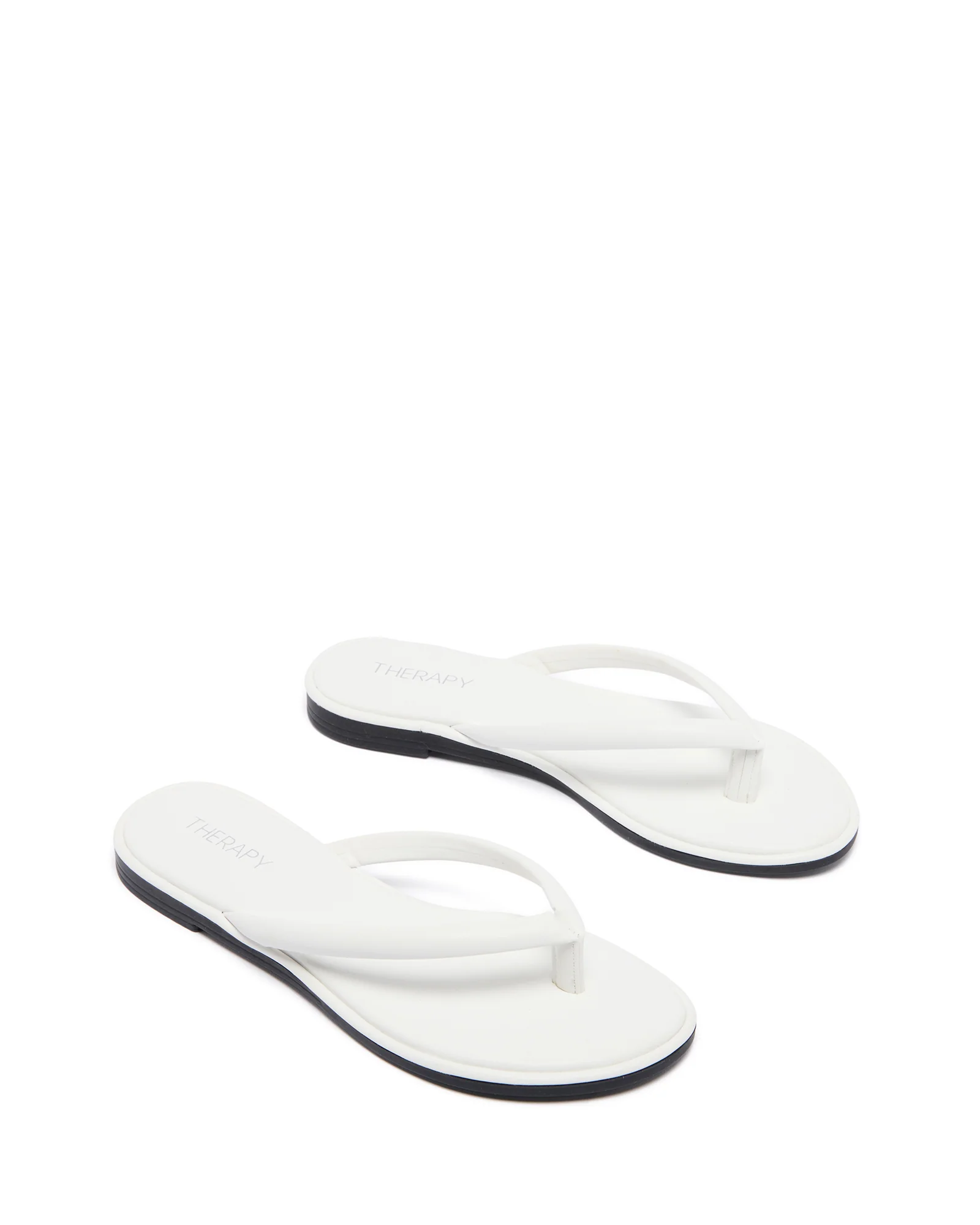 Theory Thong Sandal White - Image 3