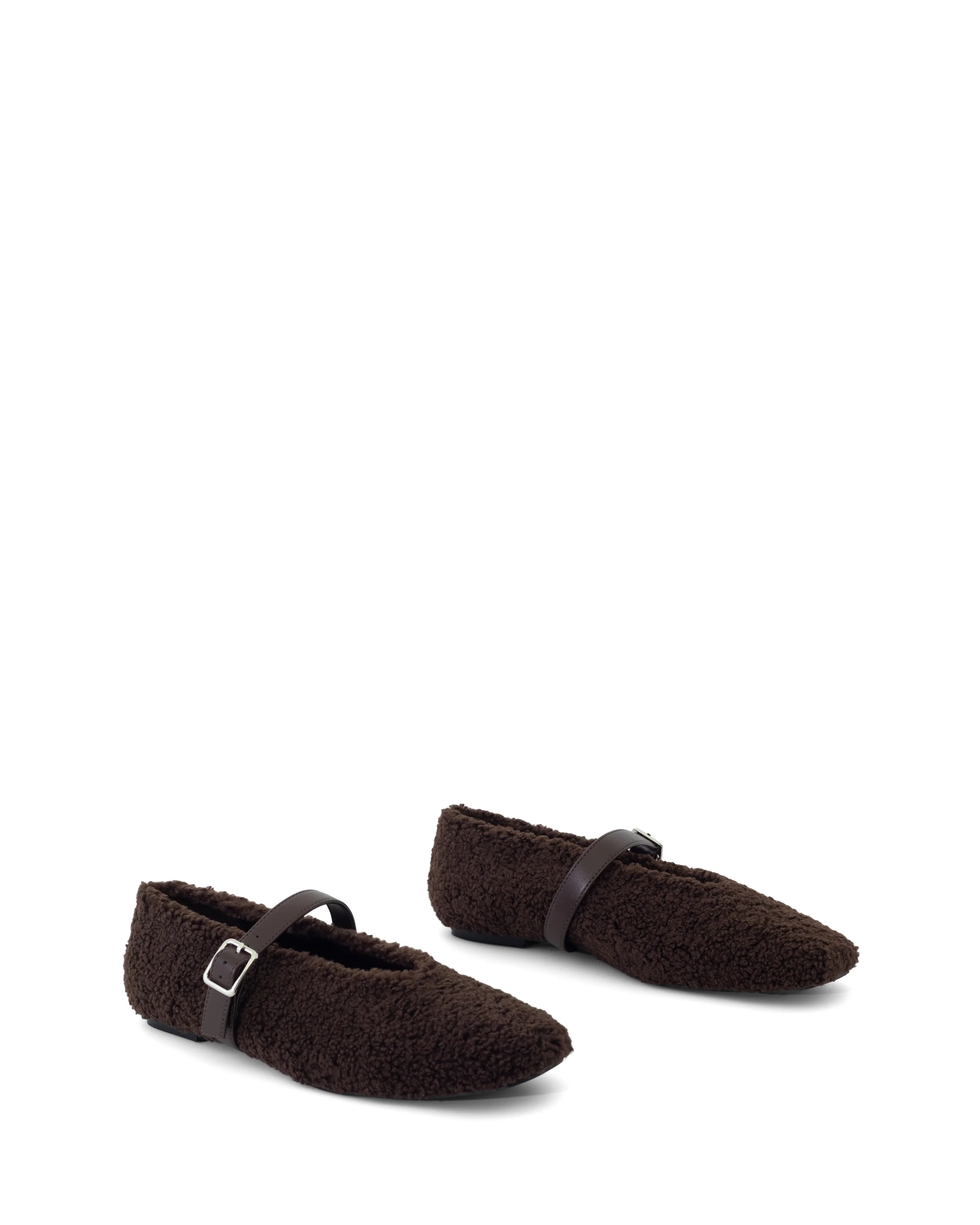 Tilt Ballet Flat Chocolate Teddy - Image 2