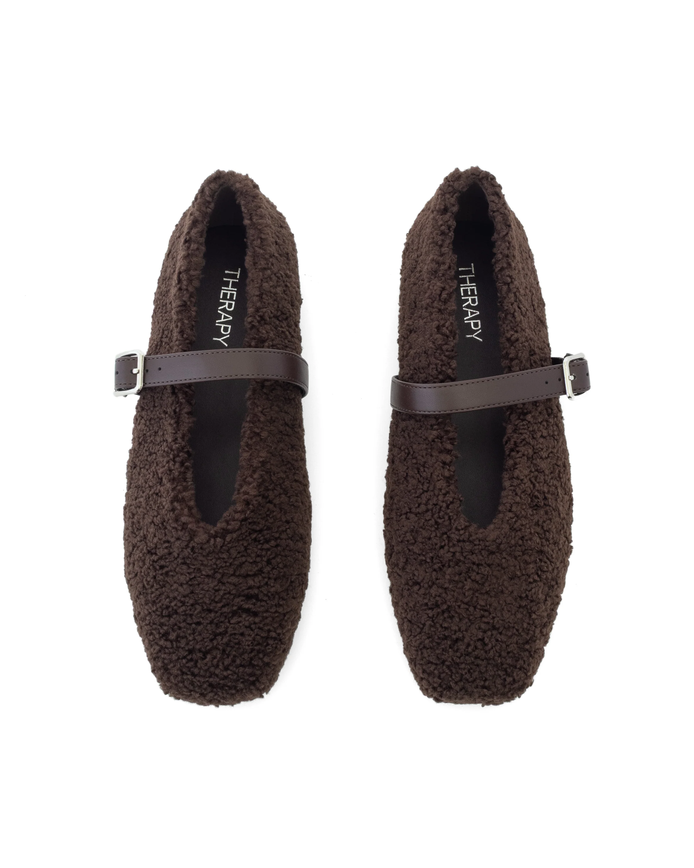 Tilt Ballet Flat Chocolate Teddy - Image 4