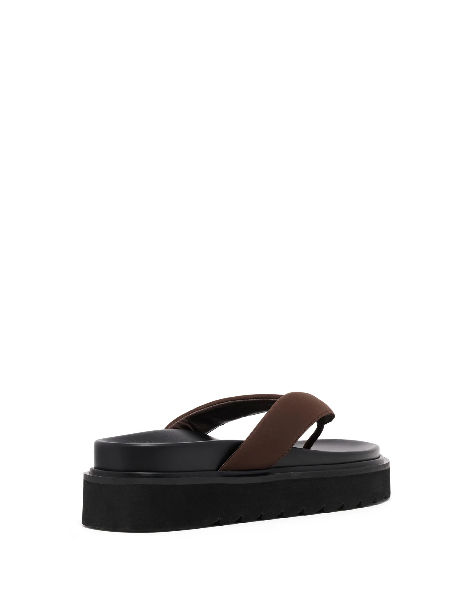Vacay Thong Sandal Chocolate Lycra - Image 3