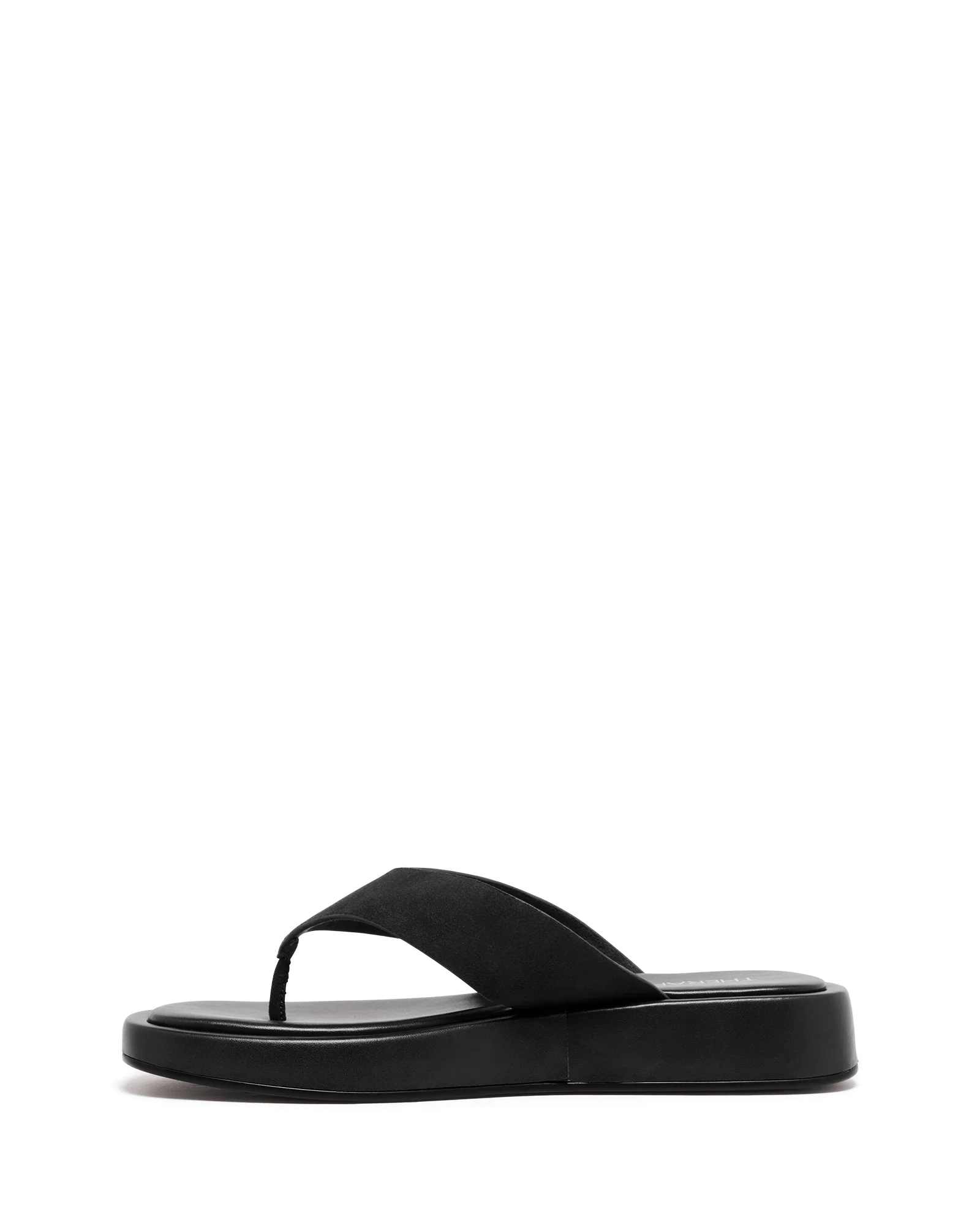 Veda Thong Sandal Black Suede - Image 4