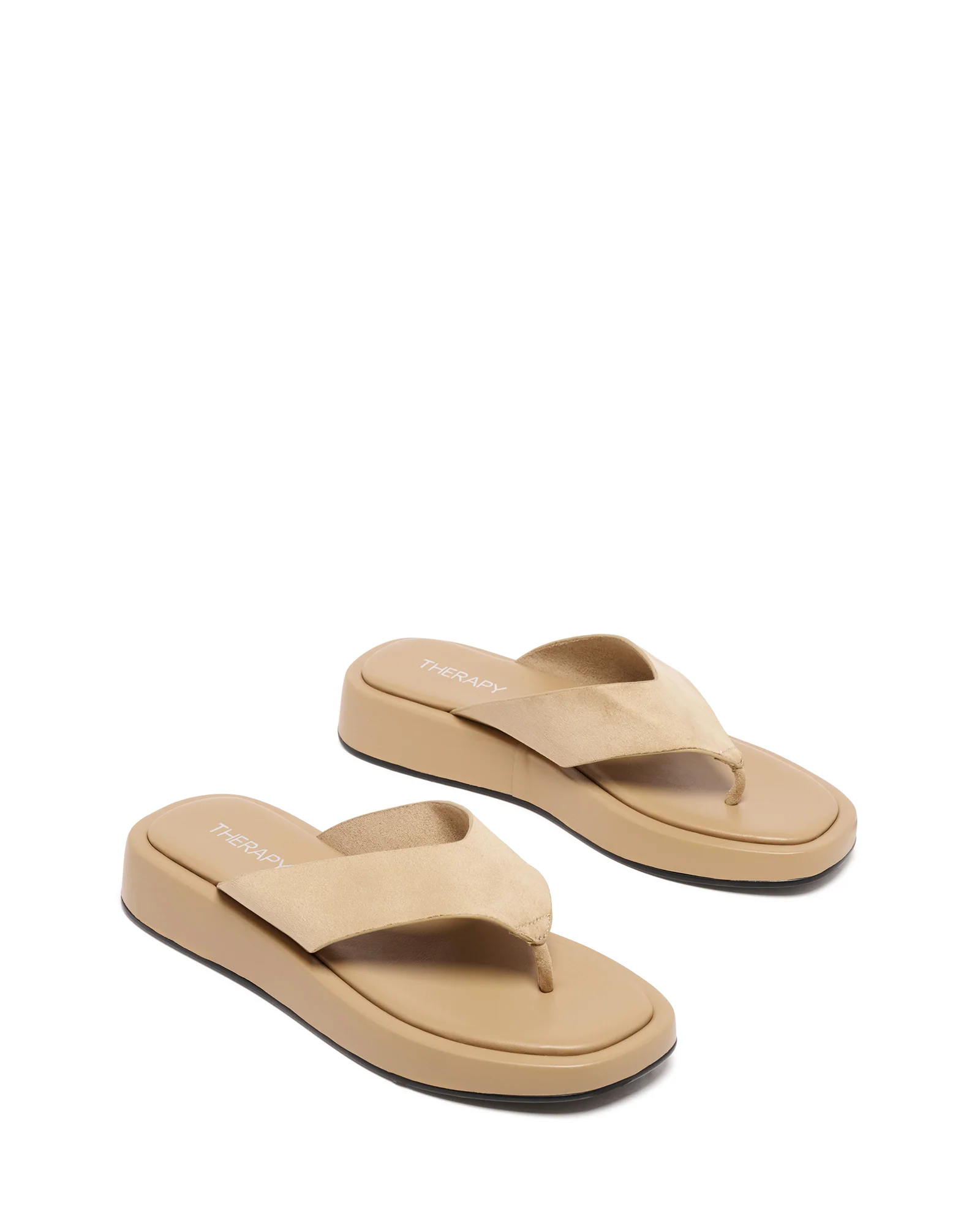 Veda Thong Sandal Cashew Suede - Image 2