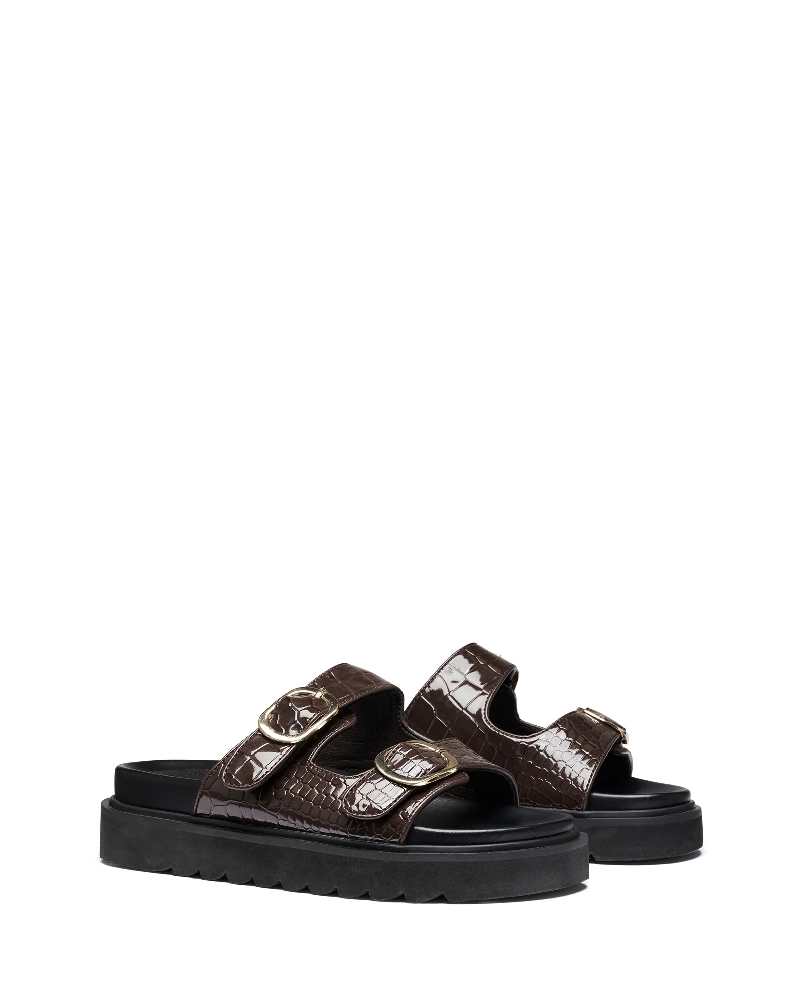 Venom Chocolate Patent Croc *FINAL SALE* - Image 3