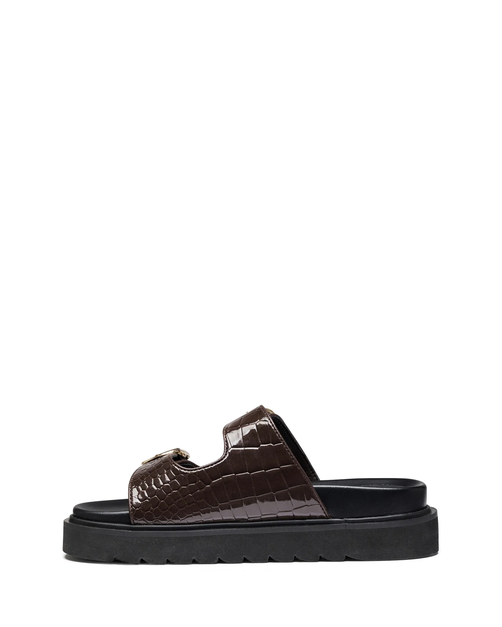 Venom Chocolate Patent Croc *FINAL SALE* - Image 5