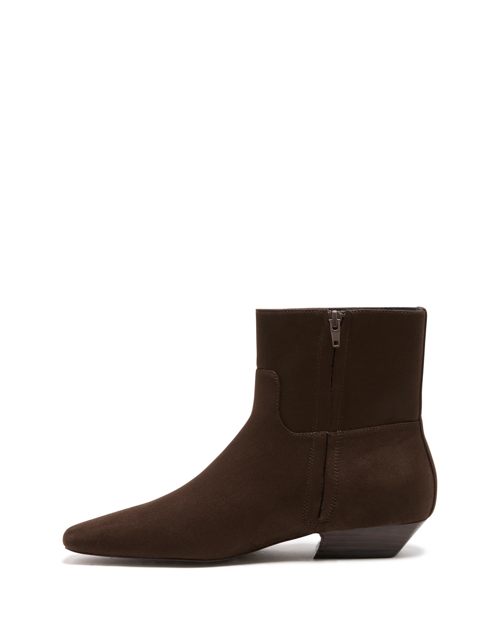 Xanthe Ankle Boot Chocolate Suede - Image 4