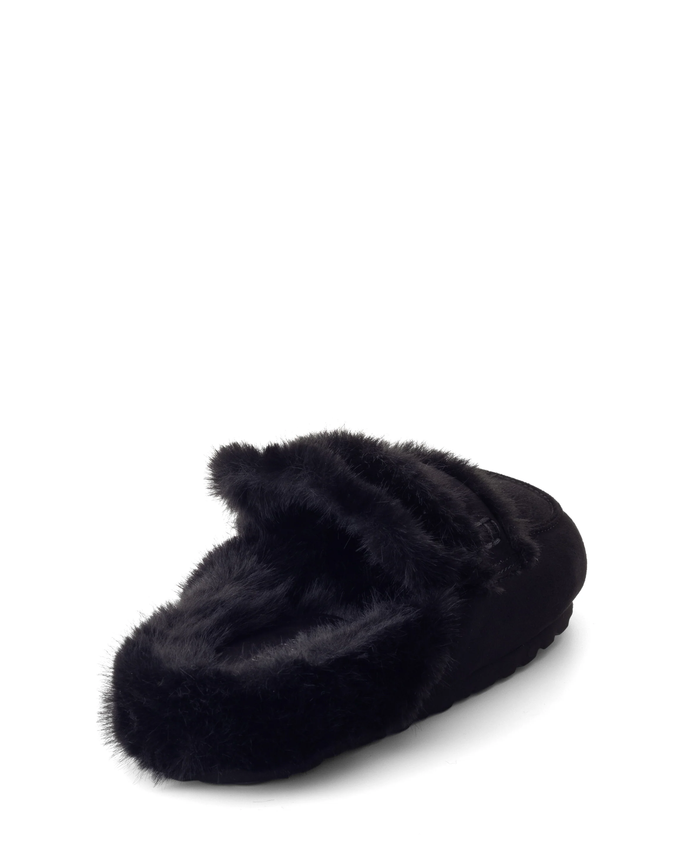 Yuki Mule Black Faux Suede - Image 3