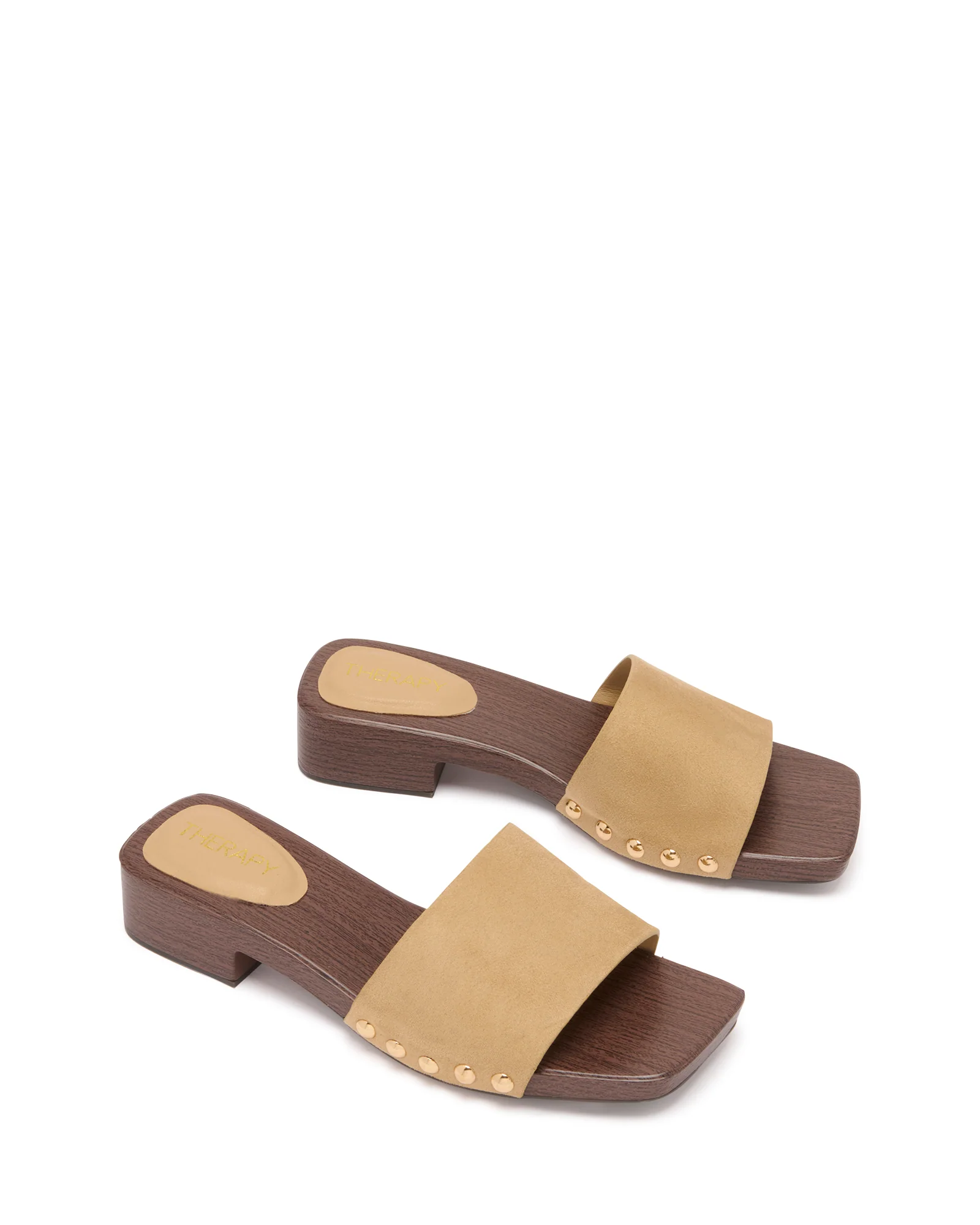 Zane Clog Heel Cashew Suede - Image 2