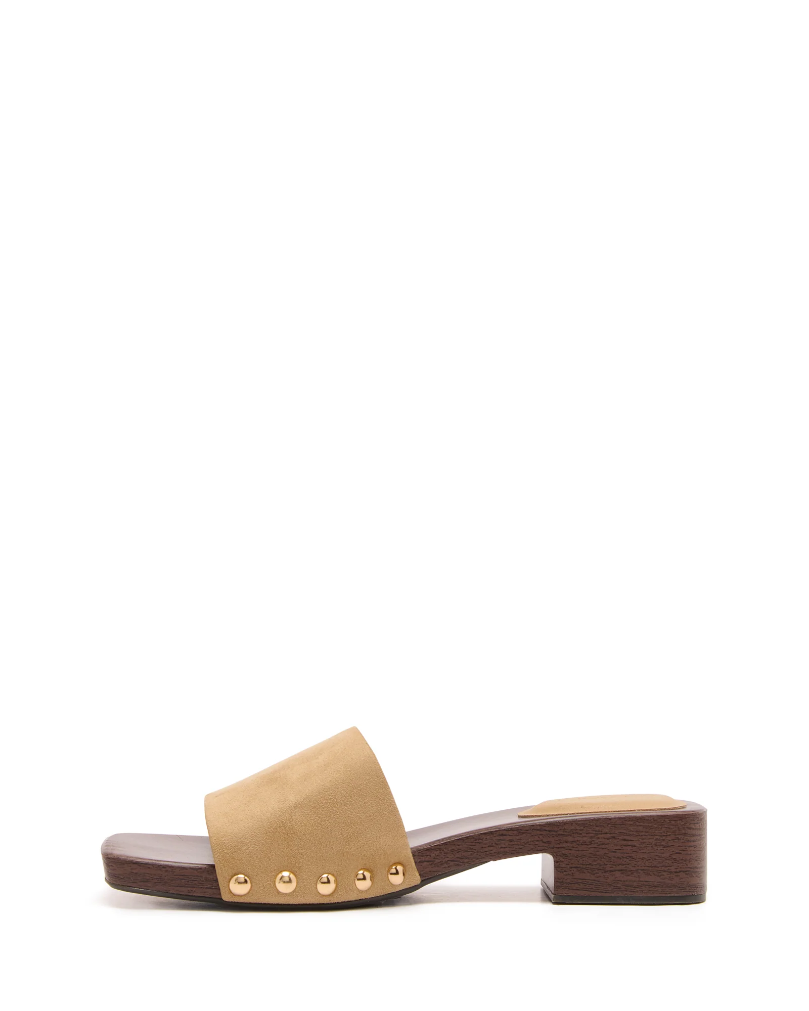 Zane Clog Heel Cashew Suede - Image 4